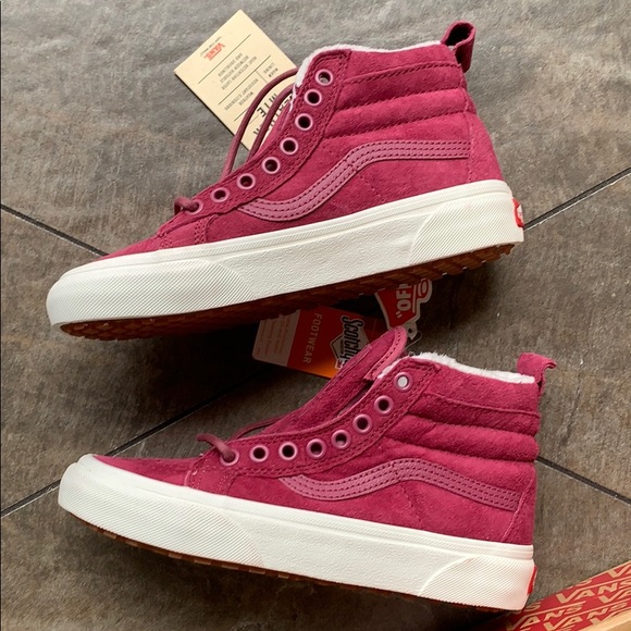 VANS SK8-Hi Mte Dry Rose/Marshmallow WMNS - Picture 12 of 16